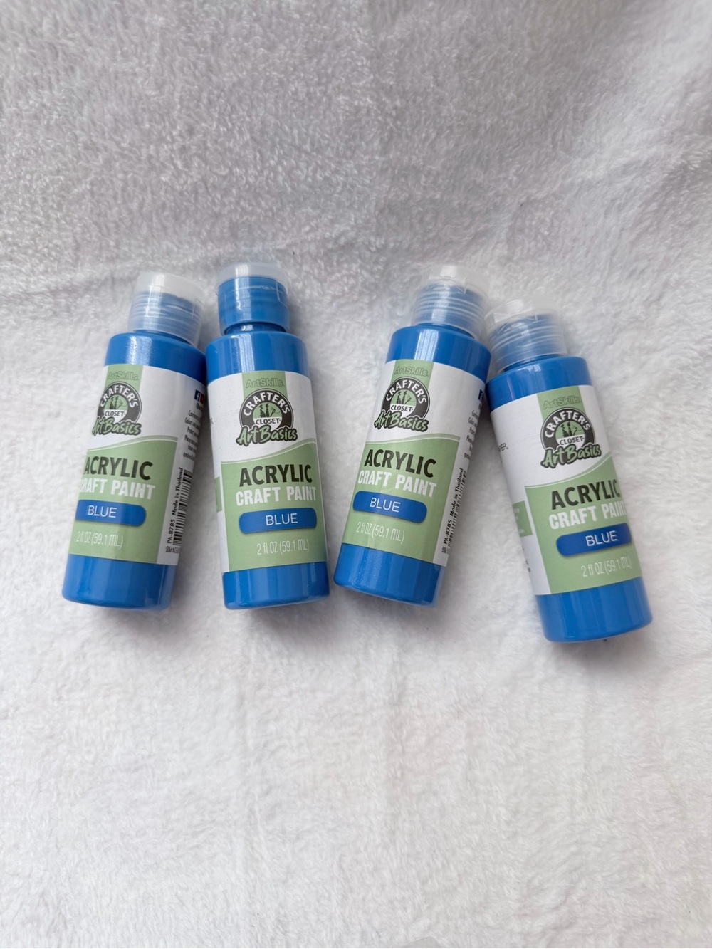 Blue Acrylic Craft Paint - (4 Bottle)